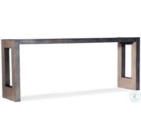 Joni Light Wood And Black Console Table