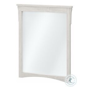 Salinas Linen White Oak Bathroom Mirror