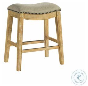 Fern Beach And Natural 24" Counter Height Stool