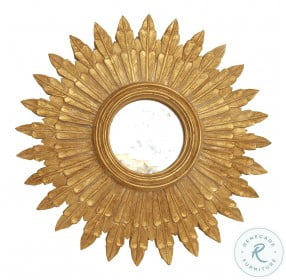 Santo Gold Leaf Handcarved Mirror