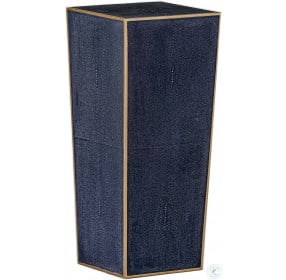 Cecil Faux Shagreen Accent Table