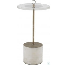 Lexi Champagne Metal Drinking Table