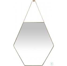 Lovell Brushed Gold Mirror
