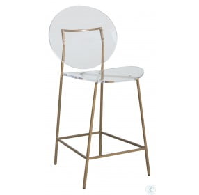 Sandy Antique Gold Counter Stool