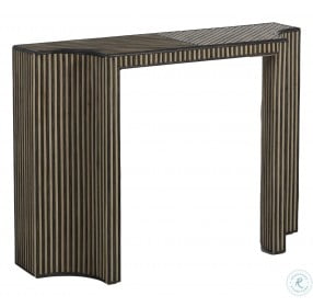 Trent Dark Gray And White Console Table