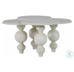 Coco Cerused White Coffee Table