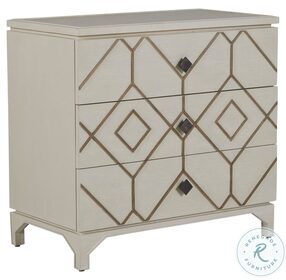 Marvin Cerused White And Cerused Natural Gray Chest