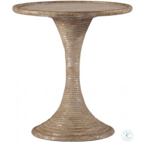 Gloria Antique Gold and Silver Leafed Table