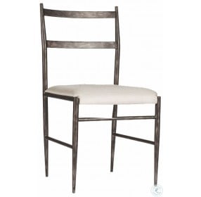 Ward Metal and Linen Chair Set Of 2