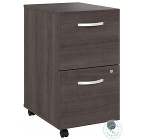 Studio A Storm Gray 2 Drawer Mobile File Cabinet