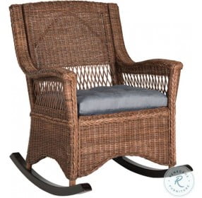 Aria Brown Outdoor Rocking Chair