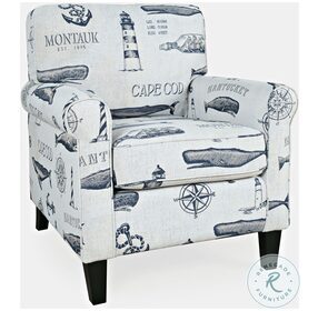 Seafarer Natural Upholstered Accent Chair