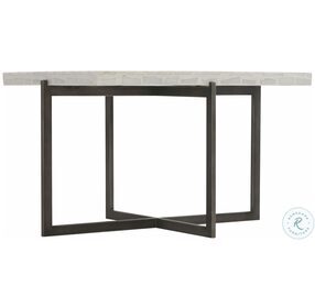 Stillwater Flint Grey And Terrazzo Outdoor Large Cocktail Table