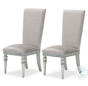 Melrose Light Gray Side Chair Set of 2