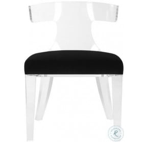 Rhys Gray And Clear Acrylic Dining Chair