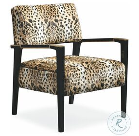 Signature Promethean Leopard Fur Dauphine Chair