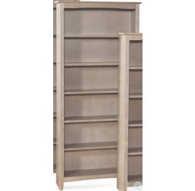 Home Accents Taupe Gray 72" Shaker Bookcase