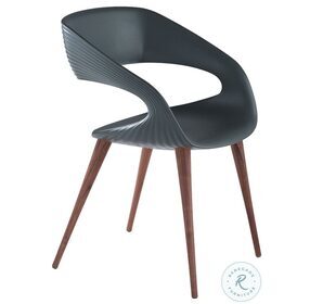 Shape Anthracite And Walnut Dining Chair