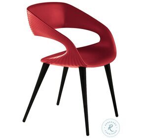 Shape Red And Anthracite Dining Chair