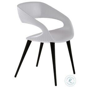 Shape White And Anthracite Dining Chair
