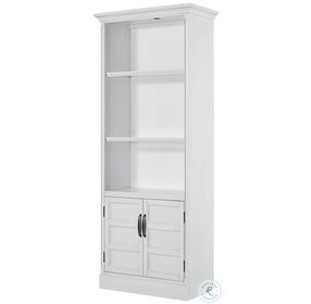 Shoreham Effortless White 35" Door Bookcase