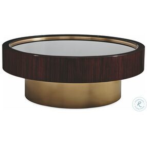 Signature Urban Ebony And Brass The Anonymous Cocktail Table