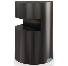 Constellation Brushed Tungsten End Table