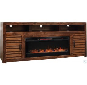 Sausalito Whiskey 78" Fireplace TV Console