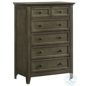 San Mateo Youth Gray 5 Drawer Chest