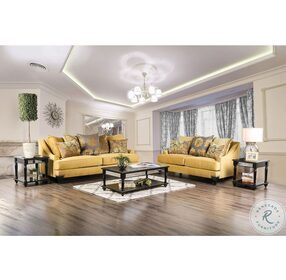 Viscontti Gold Living Room Set