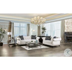 Antoinette White Living Room Set