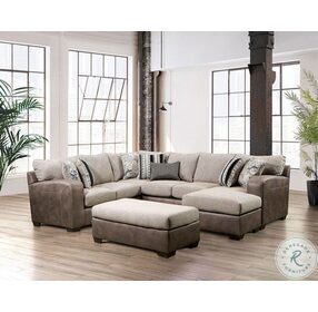 Ashenweald Dark And Light Brown Sectional