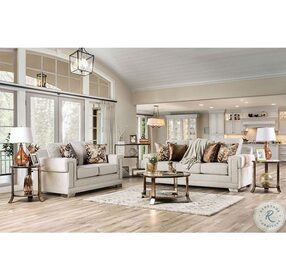 Emely Light Gray Living Room Set