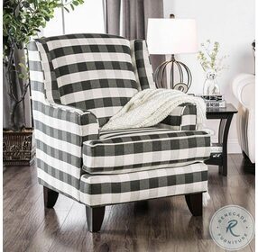 Patricia Ivory Stripe Chair