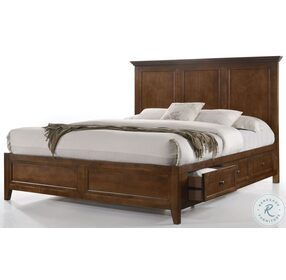San Mateo Tuscan Queen Dual Storage Bed