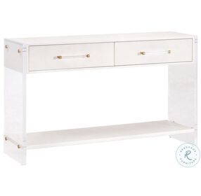 Sonia Pearl Shagreen Console Table