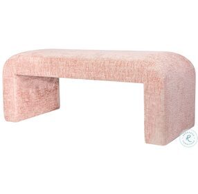 Sophia Pink Small Upholstered Bench