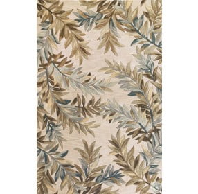 Sparta Ivory Tropical Branches Small Rug