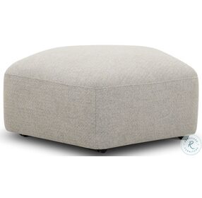 Playful Canes Cobblestone Ottoman with Casters