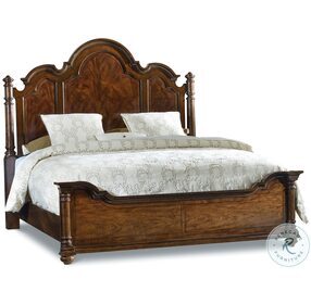 Leesburg Traditional Mahogany Queen Poster Bed