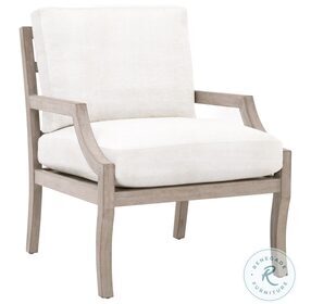 Stitch And Hand Boucle Snow Stratton Club Chair