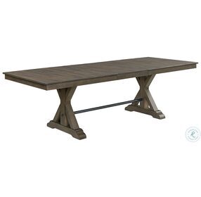 Sullivan Brushed Charcoal Extendable Dining Table