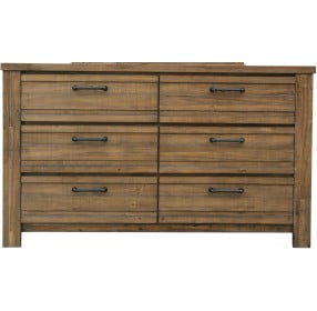 Soho Natural Wood Drawer Dresser