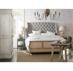 Boheme Gray Bon Vivant Deconstructed Upholstered Bedroom Set