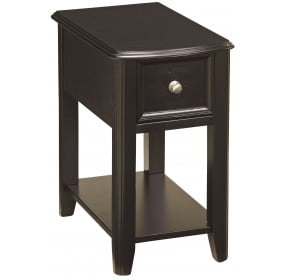 Chairside End Program Chair Side Black End Table