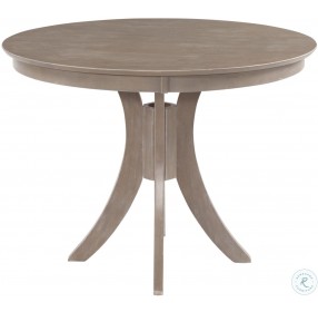 Cosmopolitan Taupe Gray Siena 48" Round Counter Height Dining Table