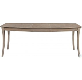 Cosmopolitan Taupe Gray Salerno Butterfly Extendable Dining Table