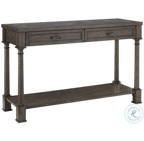 Riverdale Rd Gray Flannel And Slate Sofa Table