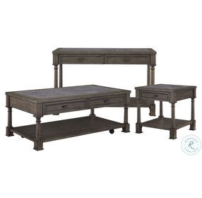 Riverdale Rd Gray Flannel And Slate Occasional Table Set