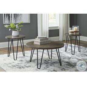 Hadasky Two Tone 3 Piece Occasional Table Set